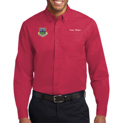 AFMARS  75 Anniversary Logo - Long Sleeve Button Down Shirt Thumbnail
