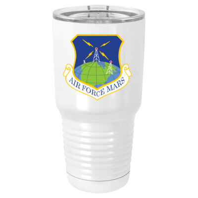 AFMARS - 30 oz. White Vacuum Insulated Tumbler w/Lid Thumbnail