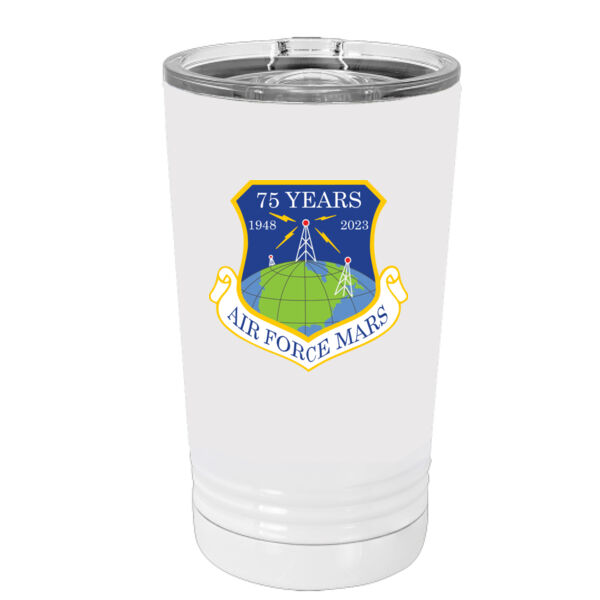 AFMARS 75th Anniversary - 16 oz. Polar Camel Pint with Slider Lid  Thumbnail