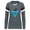 Ladies TruHit Tri-Color Long Sleeve Jersey Thumbnail