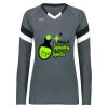 Ladies TruHit Tri-Color Long Sleeve Jersey Thumbnail