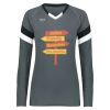 Ladies TruHit Tri-Color Long Sleeve Jersey Thumbnail