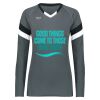 Ladies TruHit Tri-Color Long Sleeve Jersey Thumbnail