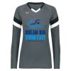 Ladies TruHit Tri-Color Long Sleeve Jersey Thumbnail
