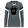 Ladies TruHit Tri-Color Long Sleeve Jersey Thumbnail
