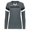 Ladies TruHit Tri-Color Long Sleeve Jersey Thumbnail