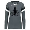 Ladies TruHit Tri-Color Long Sleeve Jersey Thumbnail