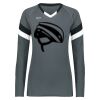 Ladies TruHit Tri-Color Long Sleeve Jersey Thumbnail