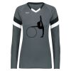 Ladies TruHit Tri-Color Long Sleeve Jersey Thumbnail