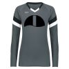 Ladies TruHit Tri-Color Long Sleeve Jersey Thumbnail