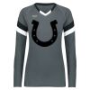 Ladies TruHit Tri-Color Long Sleeve Jersey Thumbnail