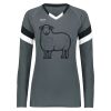 Ladies TruHit Tri-Color Long Sleeve Jersey Thumbnail