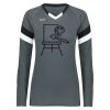 Ladies TruHit Tri-Color Long Sleeve Jersey Thumbnail