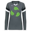 Ladies TruHit Tri-Color Long Sleeve Jersey Thumbnail
