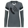 Ladies TruHit Tri-Color Long Sleeve Jersey Thumbnail
