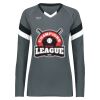 Girls TruHit Tri-Color Long Sleeve Jersey Thumbnail