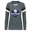 Girls TruHit Tri-Color Long Sleeve Jersey Thumbnail