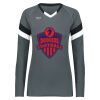 Girls TruHit Tri-Color Long Sleeve Jersey Thumbnail