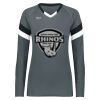 Girls TruHit Tri-Color Long Sleeve Jersey Thumbnail