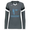 Girls TruHit Tri-Color Long Sleeve Jersey Thumbnail