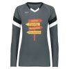 Girls TruHit Tri-Color Long Sleeve Jersey Thumbnail