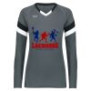 Girls TruHit Tri-Color Long Sleeve Jersey Thumbnail