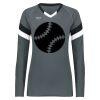 Girls TruHit Tri-Color Long Sleeve Jersey Thumbnail