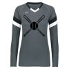 Girls TruHit Tri-Color Long Sleeve Jersey Thumbnail