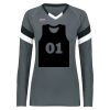 Girls TruHit Tri-Color Long Sleeve Jersey Thumbnail
