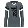 Girls TruHit Tri-Color Long Sleeve Jersey Thumbnail