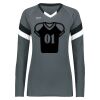 Girls TruHit Tri-Color Long Sleeve Jersey Thumbnail