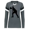 Girls TruHit Tri-Color Long Sleeve Jersey Thumbnail