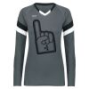 Girls TruHit Tri-Color Long Sleeve Jersey Thumbnail