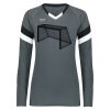 Girls TruHit Tri-Color Long Sleeve Jersey Thumbnail