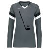Girls TruHit Tri-Color Long Sleeve Jersey Thumbnail