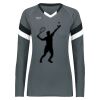 Girls TruHit Tri-Color Long Sleeve Jersey Thumbnail