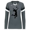 Girls TruHit Tri-Color Long Sleeve Jersey Thumbnail