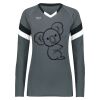 Girls TruHit Tri-Color Long Sleeve Jersey Thumbnail