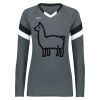 Girls TruHit Tri-Color Long Sleeve Jersey Thumbnail