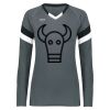 Girls TruHit Tri-Color Long Sleeve Jersey Thumbnail