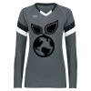Girls TruHit Tri-Color Long Sleeve Jersey Thumbnail