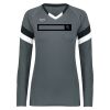 Girls TruHit Tri-Color Long Sleeve Jersey Thumbnail