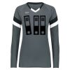 Girls TruHit Tri-Color Long Sleeve Jersey Thumbnail