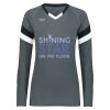 Girls TruHit Tri-Color Long Sleeve Jersey Thumbnail